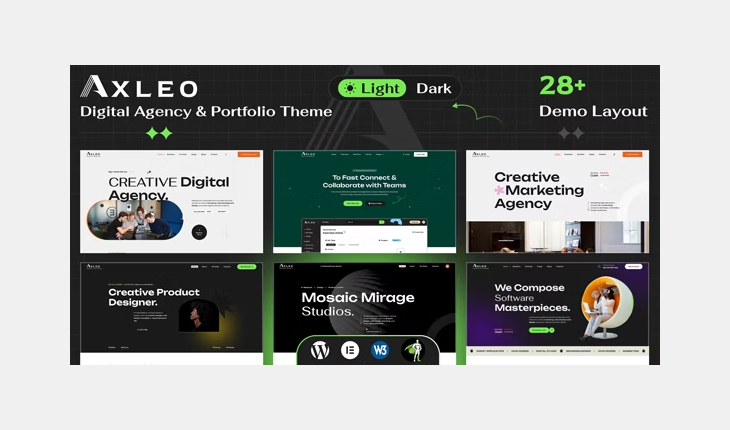 Axleo – Digital Agency WordPress Theme