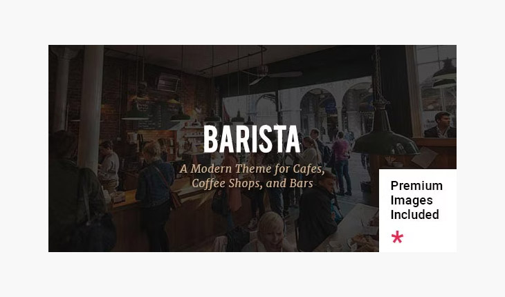 Barista - Modern Theme for Cafes wordpress theme