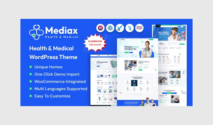 Mediax - Health & Medical WordPress Theme