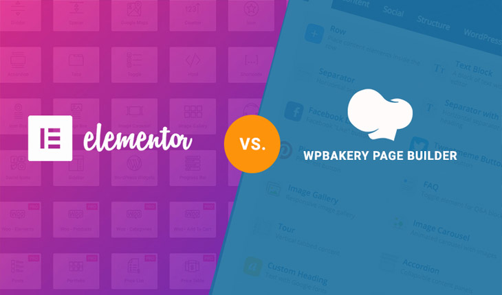 WPBakery vs Elementor