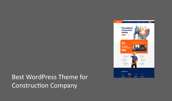 Best WordPress Theme for Construction Company