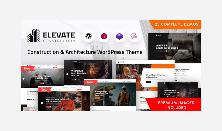 Elevate wordpress theme