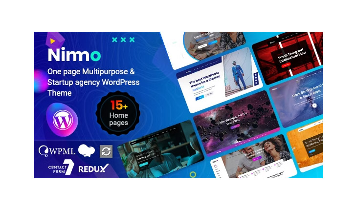 Nimmo - One Page WordPress on page theme