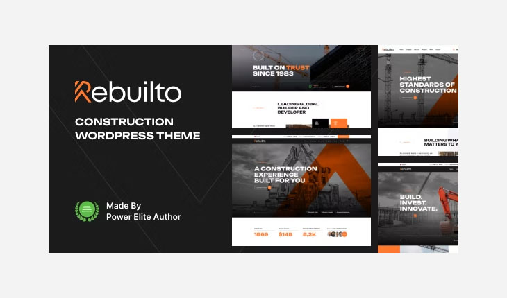 Rebuilto wordpress theme