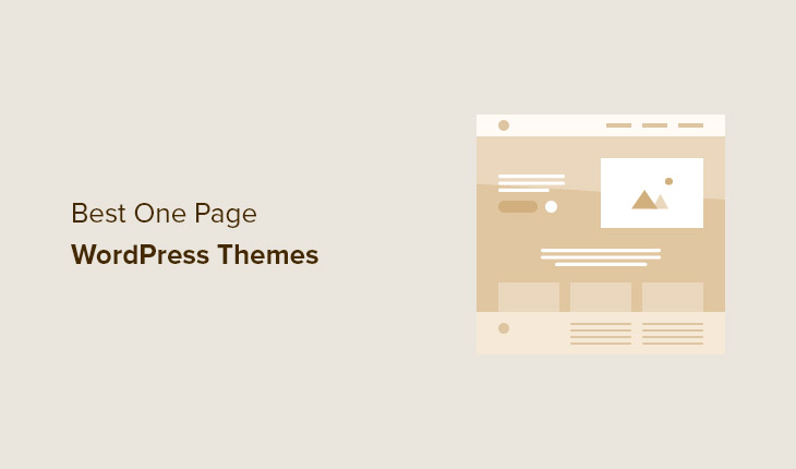 one page wordpress themes